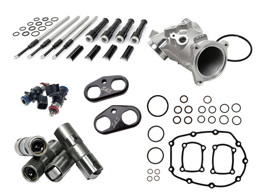 Power Plus Cam Install Kit - Black Pushrods. Fits Softail 2018-2024 & Most Touring 2017-2024