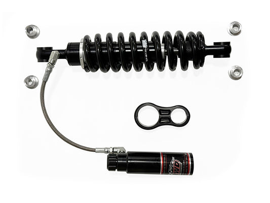 13.5in. RS-2 Piggyback Rear Shock Absorbers with Standard Spring Rate - Black. Fits Softail 2018up.