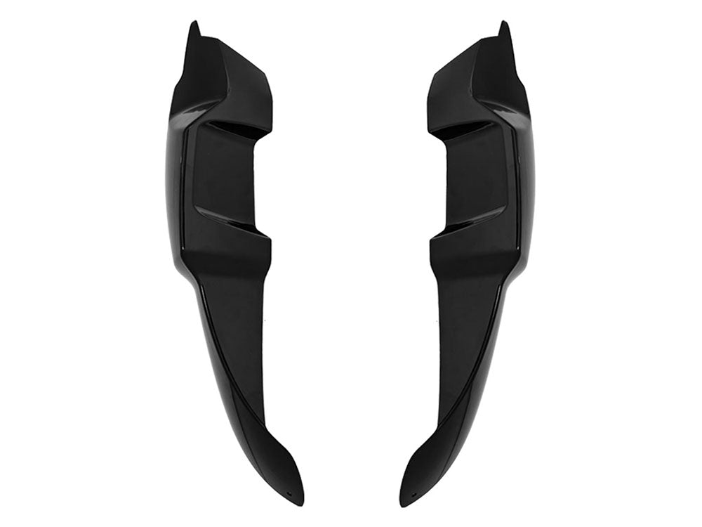 S-RT Fairing Lowers - Gloss Black. Fits Softail Street Bob 2018up, Low Rider 2018-2020 & Standard 2020up Running the Saddlemen S-RT Mini Fairing