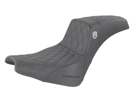 Pro Series San Diego Customs Performance Gripper Dual Seat. Fits Softail Street Bob 2018up & Standard 2020up.
