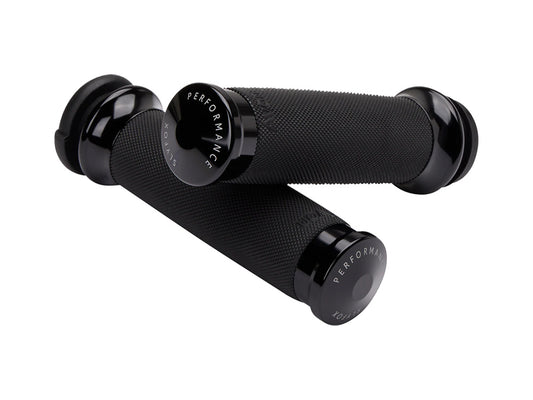 Handgrips - Black. Fits Big Twin 2008-2024 with Throttle-by-Wire