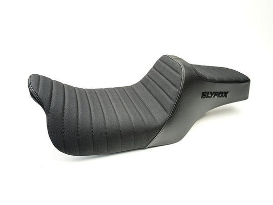Highnoon Tuck N Roll Dual Seat. Fits Most Touring 2008-2024