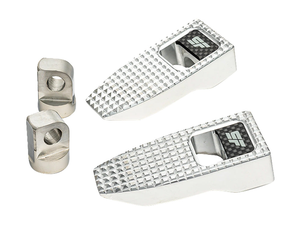 Slim Speed Footpegs with HD Male Mount - Polished