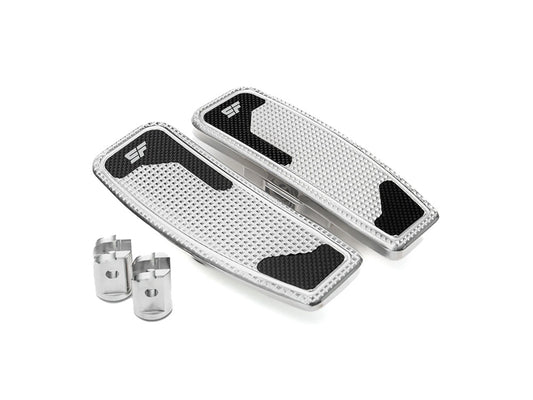 Mini Floorboards - Polished. Fits Softail 2018up Front Rider
