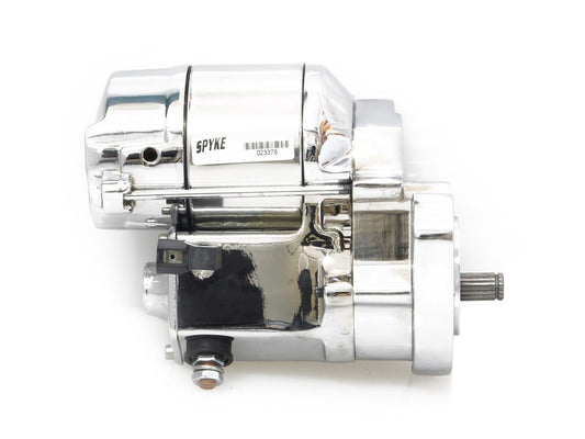 1.4kw Starter Motor - Chrome. Fits Big Twin 1989-2006.