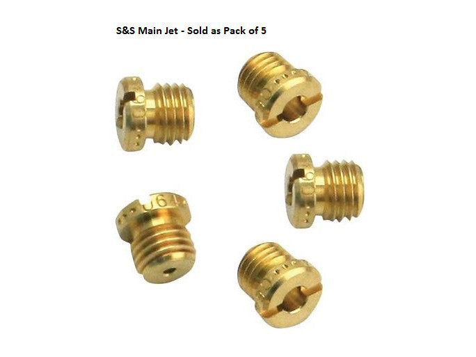 .060in. Main Jet - Pack of 5. Fits S&S Super E, G, D & B Carburettors.