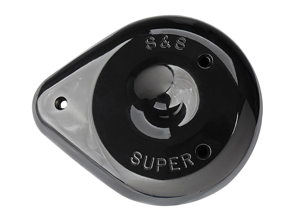 Teardrop Air Cleaner Cover - Black.