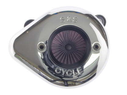 Air Stinger Stealth Air Cleaner Kit - Chrome Teardrop. Fits Touring 2008-2016, Softail 2016-2017, CVO Softail 2011-2017 & Dyna Low Rider S 2016-2017 with Throttle-by-Wire