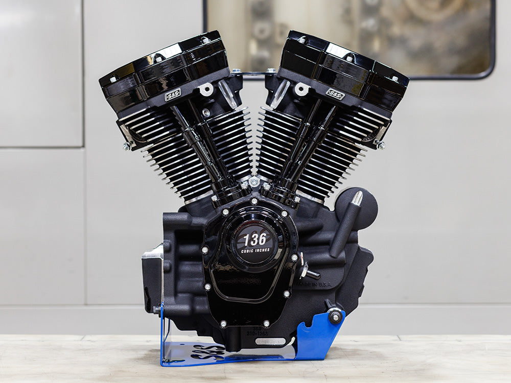 136ci Milwaukee Eight Engine - Black Edition. Fits Softail 2018-2024