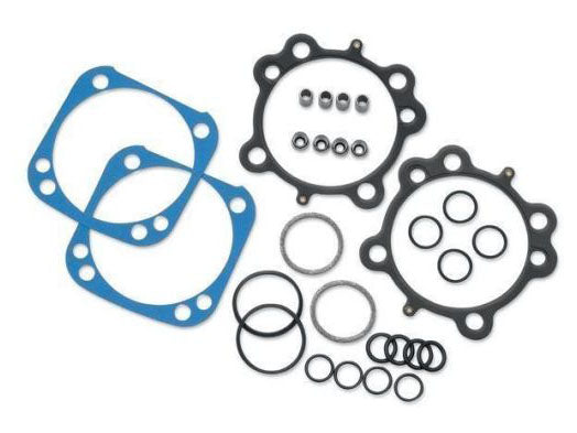 Top End Gasket Kit. Fits Big Twin 1999up with OEM Crankcases & S&S 124in., 4-1/8in. Bore Hot Set Up Kit.