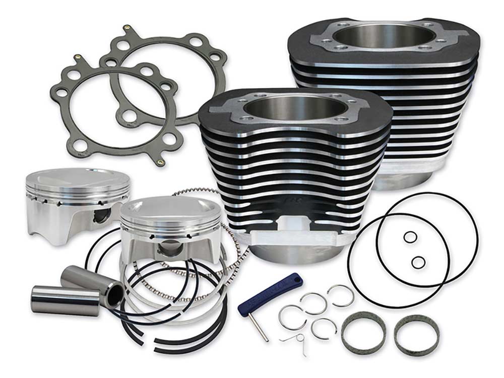 107ci Big Bore Kit - Black. Fits Twin Cam 2007-2017.