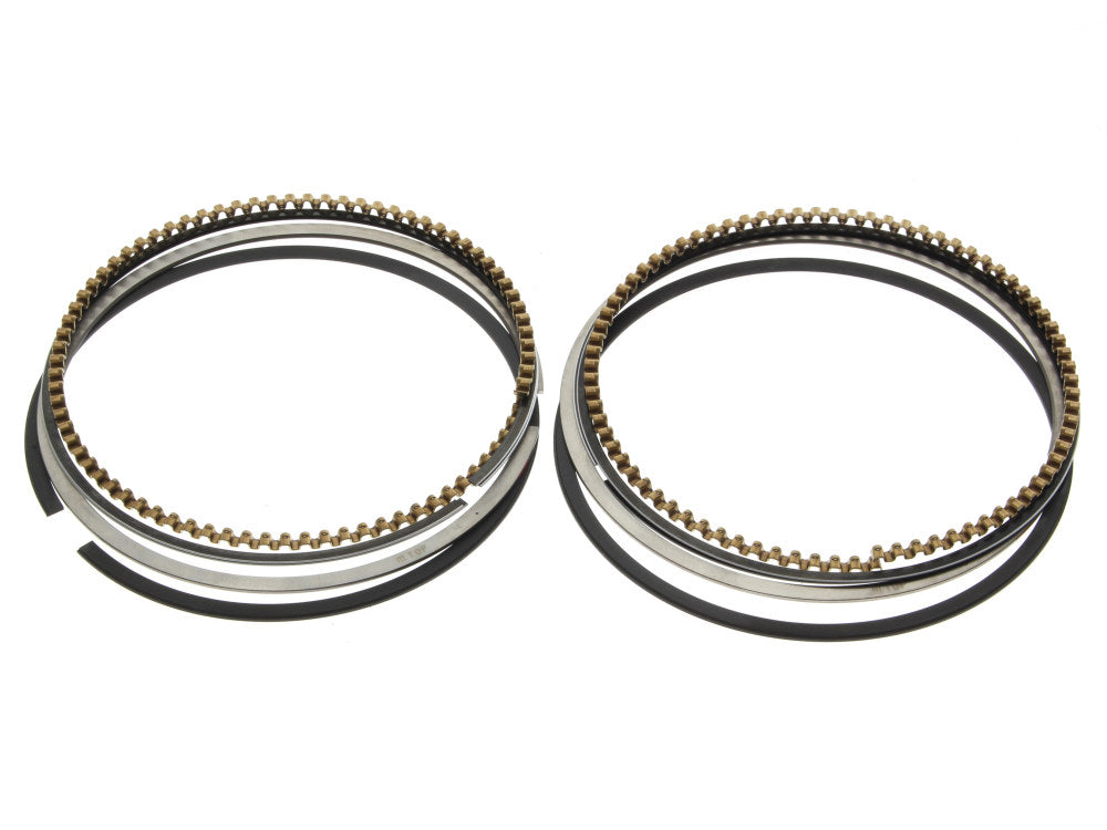 Standard Piston Rings. Fits Milwaukee-Eight 2017up with 4.250in. Bore & S&S 107ci to 124ci & 114ci to 128ci Big Bore Kits.