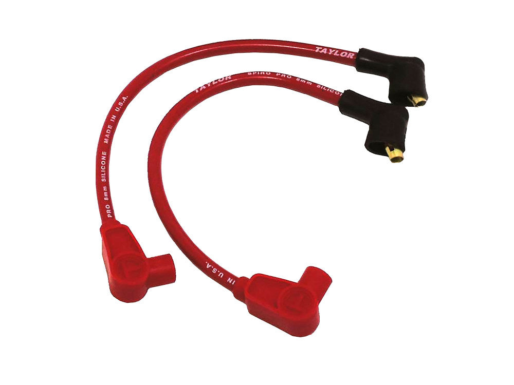 8mm Spark Plug Wire Set - Red. Fits FXR 1982-1994