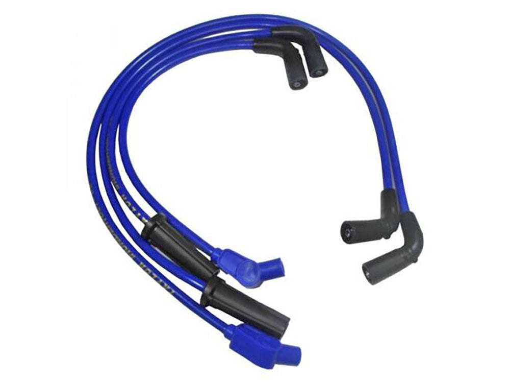 8mm Spark Plug Wire Set - Blue. Fits Touring 2017up.