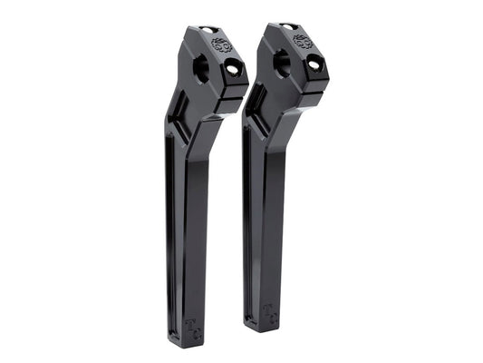 10in. Pullback Two Piece Riser Kit - Black. Fits 1-1/8in. Handlebar.
