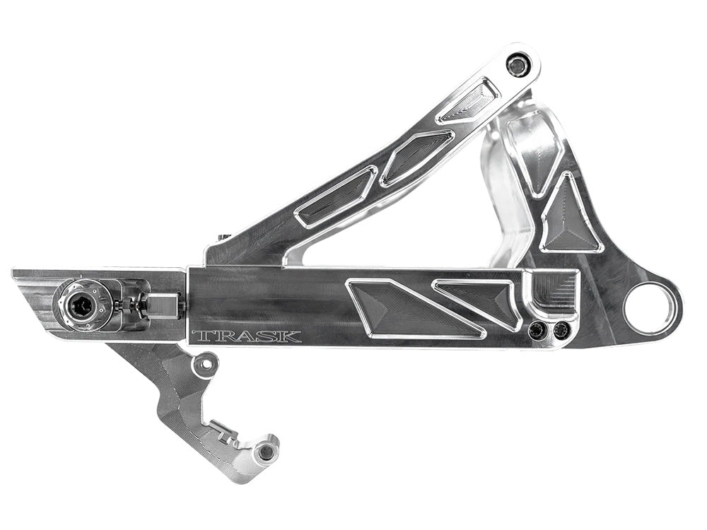 Billet Swing Arm - Raw Machine Finish. Fits Softail 2018up.