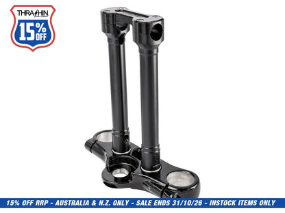 10in. Hole Shot Risers - Black. Fits 1in. Handlebar