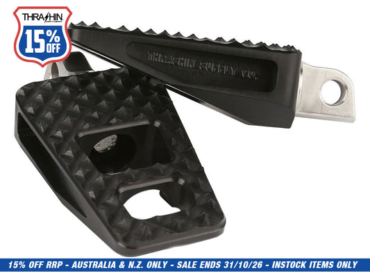 P-54 Footpegs with HD Male Mount - Black.