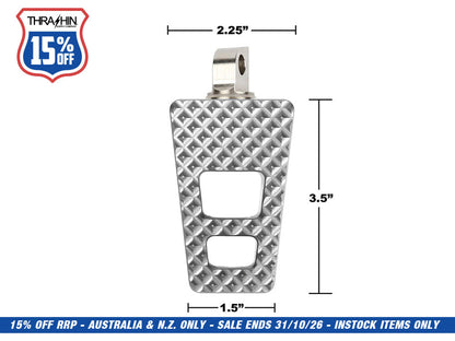 P-54 Footpegs with HD Male Mount - Chrome