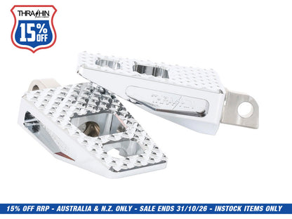 P-54 Footpegs with HD Male Mount - Chrome