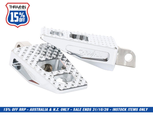 P-54 Footpegs with HD Male Mount - Chrome