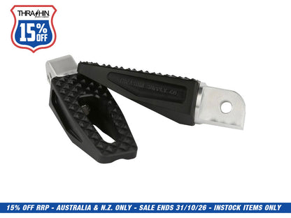 P-54 Slim Footpegs with HD Male Mount - Black.