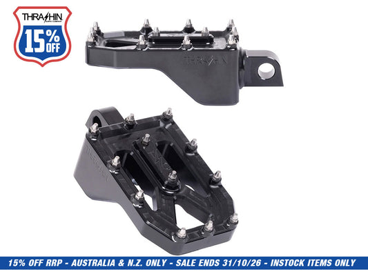 Aggressor Footpegs - Black.