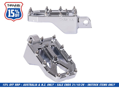Aggressor Footpegs - Chrome.