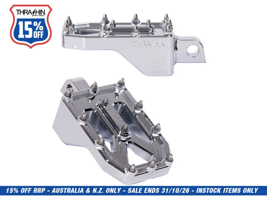 Aggressor Footpegs - Chrome.