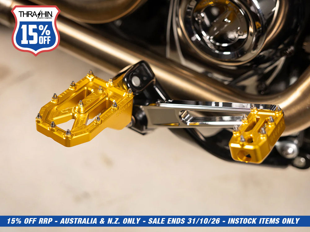 Aggressor Footpegs - Gold.
