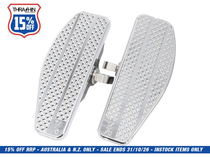 Mini Floorboards with HD Male Mount - Chrome