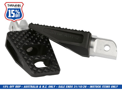 P-54 Footpegs - Black. Fits Softail 2018up Front Rider