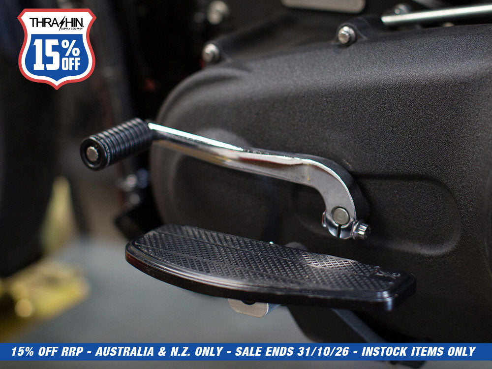 Mini Floorboards - Black. Fits Softail 2018up Front Rider