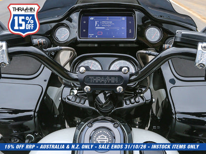 Road Glide Riser Adapter - Black. Fits Road Glide 2015-2023