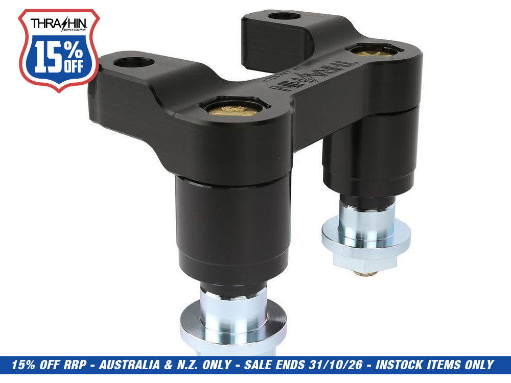 Street Glide Riser Adapter - Black. Fits Street Glide 2014up
