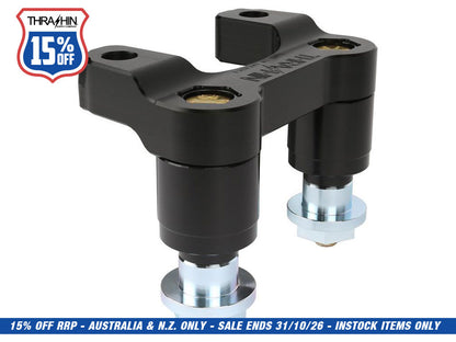 Street Glide Riser Adapter - Black. Fits Street Glide 2014up