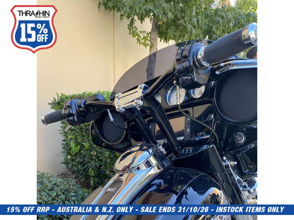 Street Glide Riser Adapter - Black. Fits Street Glide 2014up