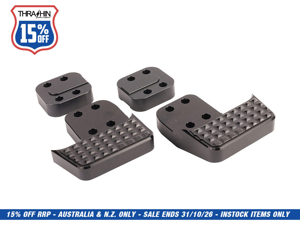 Apex Floorboard Tail Extension with 1/2 Lift Kit - Black