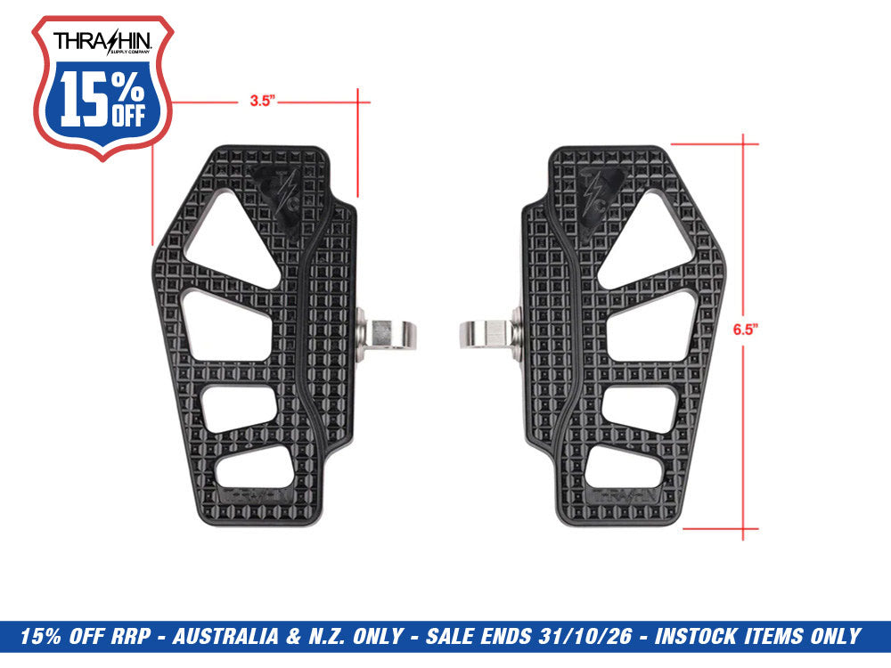 Apex Mini Floorboards with HD Male Mount - Black