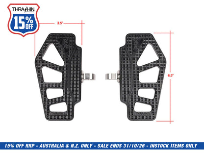 Apex Mini Floorboards with HD Male Mount - Black