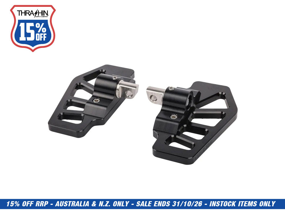 Apex Mini Floorboards with HD Male Mount - Black
