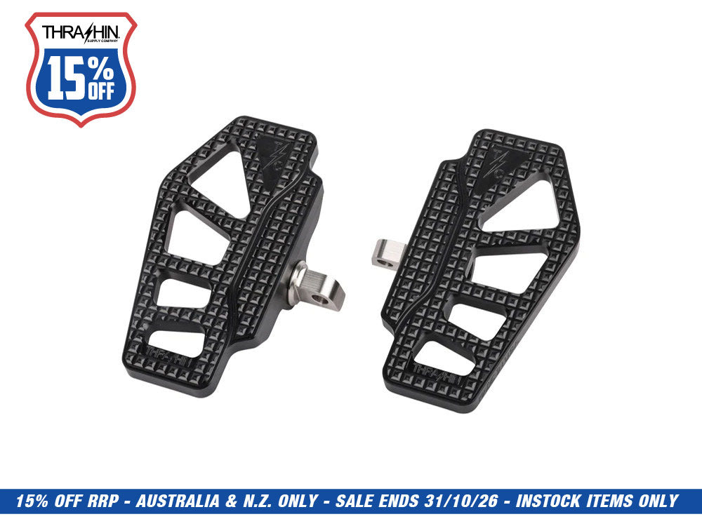 Apex Mini Floorboards with HD Male Mount - Black