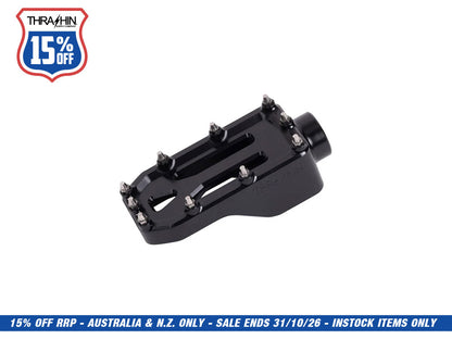 Aggressor Brake Arm Pedal - Black. Touring 2014up (Using Thrashin Brake Arms)
