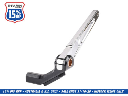 Brake Pedal Arm - Chrome. Fits Softail 2018up with Mid Controls.