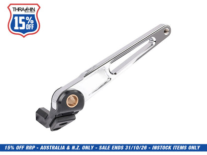 Brake Pedal Arm - Chrome. Fits Softail 2018up with Mid Controls.