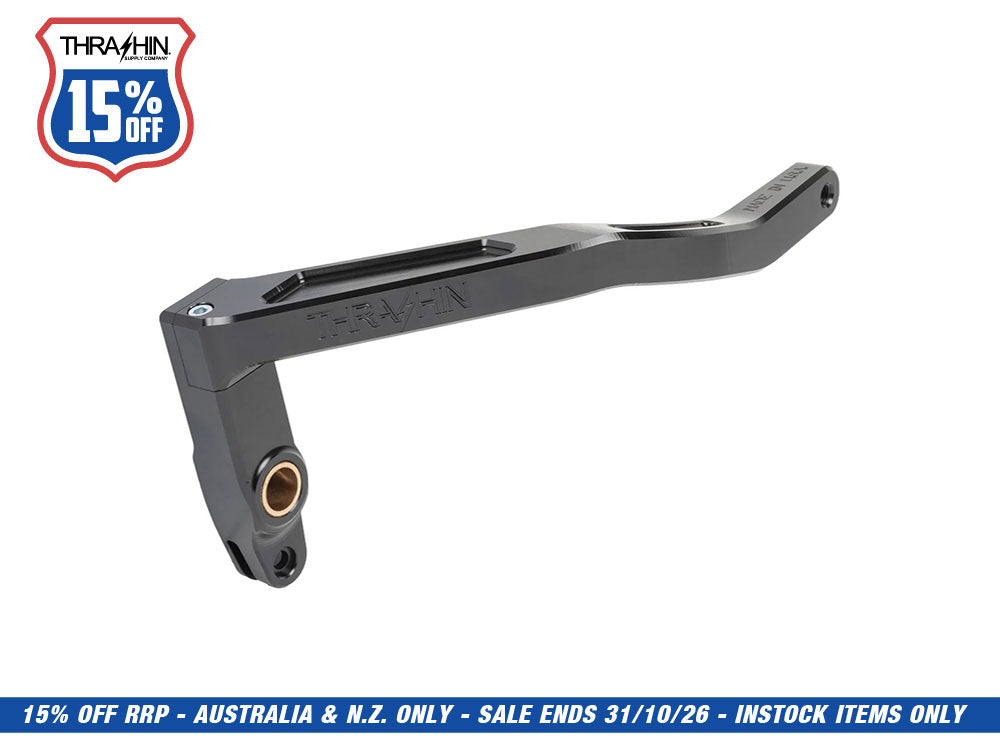 Brake Pedal Arm - Black. Fits Dyna 1999-2017 with Mid Controls.