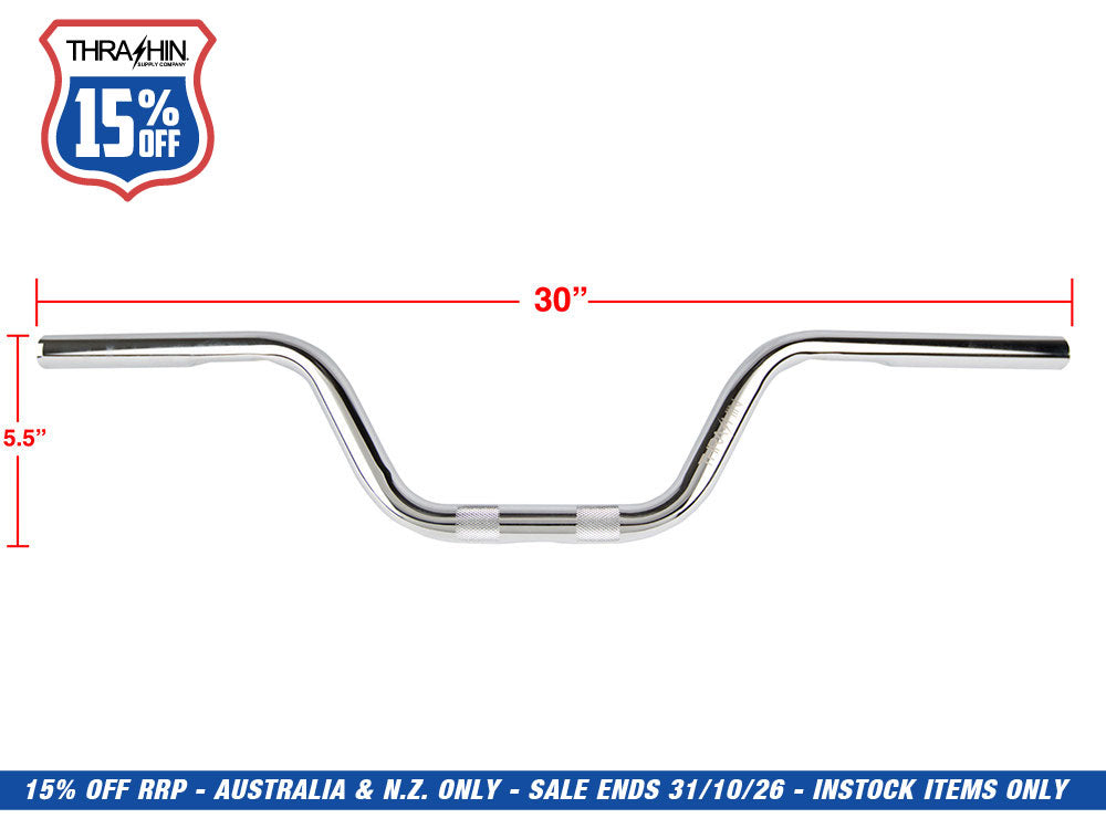 High Bend Bars - Chrome