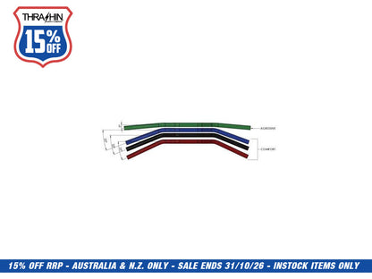 Aggressive Mid Bend Bars - Black