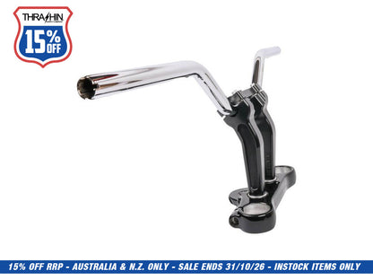 Aggressive Mid Bend Bars - Chrome