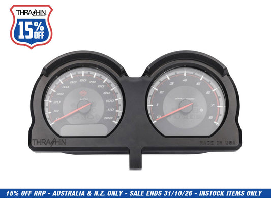 Gauge Housing Relocation Kit - Black. Fits Road Glide 2015-2023